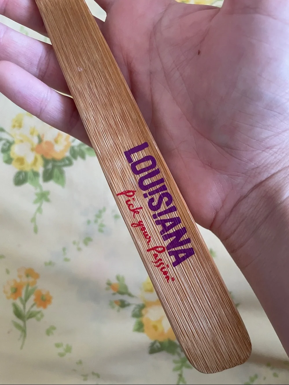 Louisiana Pick Your Passion Wooden Spoon
